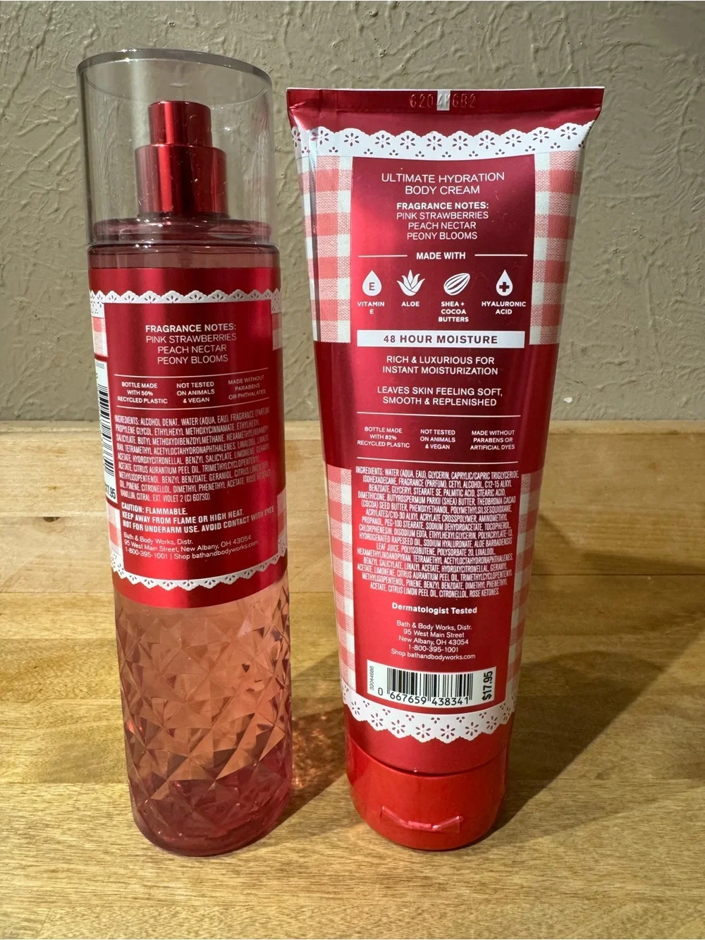 NWT Gingham Gorgeous Body Mist & Hydration Cream Bundle